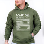 Bonus Dad Nutrition Facts - Father's Day Unisex Crewneck T-Shirt Sweatshirt Hoodie