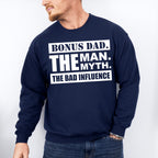 Bonus Dad The Bad Influence - Father's Day Unisex Crewneck T-Shirt Sweatshirt Hoodie