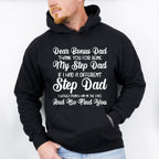Dear Bonus Dad - Father's Day Unisex Crewneck T-Shirt Sweatshirt Hoodie