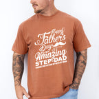 Happy Father's Day To My Amazing Step-dad - Father's Day Unisex Crewneck T-Shirt Sweatshirt Hoodie