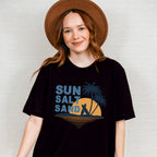 Sun Salt Sand Summer Design - Summer Theme Unisex Crewneck T-Shirt Sweatshirt Hoodie