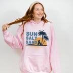 Sun Salt Sand Summer Design - Summer Theme Unisex Crewneck T-Shirt Sweatshirt Hoodie