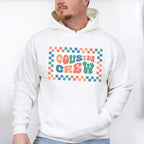 Cousin Crew Checkered Design - Cousins Unisex Crewneck T-Shirt Sweatshirt Hoodie