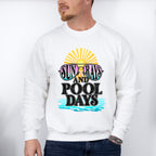 Sun Rays and Pool Days - Summer Theme Unisex Crewneck T-Shirt Sweatshirt Hoodie