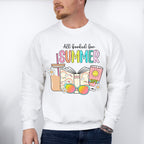 All Booked For Summer Design - Summer Theme Unisex Crewneck T-Shirt Sweatshirt Hoodie