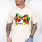 Summer Vibes Glasses - Summer Theme Unisex Crewneck T-Shirt Sweatshirt Hoodie