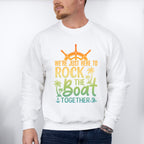 Rock The Boat Together- Family Cruise Unisex Crewneck T-Shirt Sweatshirt Hoodie