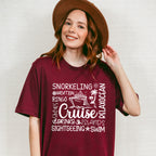 Cruise Vacation Black And White - Family Cruise Unisex Crewneck T-Shirt Sweatshirt Hoodie