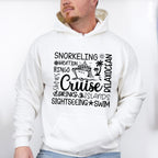 Cruise Vacation Black And White - Family Cruise Unisex Crewneck T-Shirt Sweatshirt Hoodie