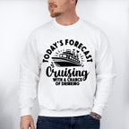 Today's Forecast - Family Cruise Unisex Crewneck T-Shirt Sweatshirt Hoodie