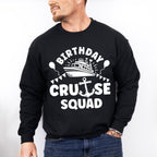 Birthday Cruise Squad Design - Family Cruise Unisex Crewneck T-Shirt Sweatshirt Hoodie