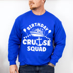 Birthday Cruise Squad Design - Family Cruise Unisex Crewneck T-Shirt Sweatshirt Hoodie