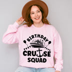 Birthday Cruise Squad Design - Family Cruise Unisex Crewneck T-Shirt Sweatshirt Hoodie