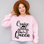 Cruise Queen - Family Cruise Unisex Crewneck T-Shirt Sweatshirt Hoodie