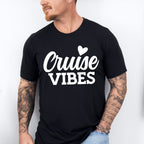 Cruise Vibes Heart - Family Cruise Unisex Crewneck T-Shirt Sweatshirt Hoodie