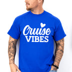Cruise Vibes Heart - Family Cruise Unisex Crewneck T-Shirt Sweatshirt Hoodie