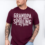 Spoiling Is My Game - Grandpa Unisex Crewneck T-Shirt Sweatshirt Hoodie