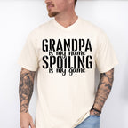 Spoiling Is My Game - Grandpa Unisex Crewneck T-Shirt Sweatshirt Hoodie