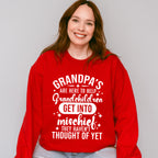 Grandpa's Are Here To Help - Grandpa Unisex Crewneck T-Shirt Sweatshirt Hoodie