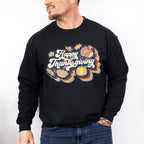 Happy Thanksgiving Design - Thanksgiving Theme Unisex Crewneck T-Shirt Sweatshirt Hoodie