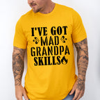 Mad Grandpa Skills - Grandpa Unisex Crewneck T-Shirt Sweatshirt Hoodie