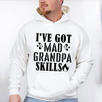 Mad Grandpa Skills - Grandpa Unisex Crewneck T-Shirt Sweatshirt Hoodie