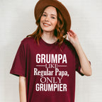 Grumpa Only Grumpier - Grandpa Unisex Crewneck T-Shirt Sweatshirt Hoodie