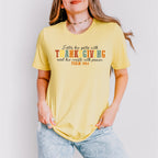 Thanksgiving Psalm 100:4 - Thanksgiving Theme Unisex Crewneck T-Shirt Sweatshirt Hoodie