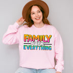 Family Over Everything - Family Reunion Unisex Crewneck T-Shirt Sweatshirt Hoodie