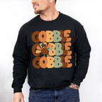 Gobble Gobble Gobble - Thanksgiving Theme Unisex Crewneck T-Shirt Sweatshirt Hoodie
