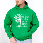 Our Love Runs Deeper - Family Reunion Unisex Crewneck T-Shirt Sweatshirt Hoodie