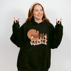 Gobble Turkey Silhouette - Thanksgiving Theme Unisex Crewneck T-Shirt Sweatshirt Hoodie