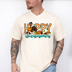 Happy Thanksgiving Gobble Design - Thanksgiving Theme Unisex Crewneck T-Shirt Sweatshirt Hoodie