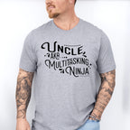 AKA Multitasking Ninja - Uncle Unisex Crewneck T-Shirt Sweatshirt Hoodie