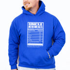 Uncle Nutrition Facts - Uncle Unisex Crewneck T-Shirt Sweatshirt Hoodie