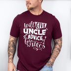 Uncle Advice For Tacos - Uncle Unisex Crewneck T-Shirt Sweatshirt Hoodie
