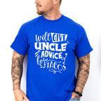 Uncle Advice For Tacos - Uncle Unisex Crewneck T-Shirt Sweatshirt Hoodie