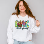 Love Thanksgiving Design - Thanksgiving Theme Unisex Crewneck T-Shirt Sweatshirt Hoodie