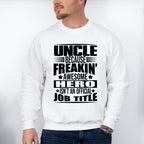 Awesome Hero - Uncle Unisex Crewneck T-Shirt Sweatshirt Hoodie