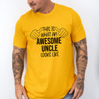 Awesome Uncle Looks Like Design - Uncle Unisex Crewneck T-Shirt Sweatshirt Hoodie