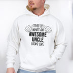 Awesome Uncle Looks Like Design - Uncle Unisex Crewneck T-Shirt Sweatshirt Hoodie