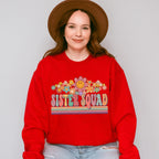 Sister Squad Flower Design - Sister Unisex Crewneck T-Shirt Sweatshirt Hoodie