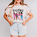 Sistas - Sister Unisex Crewneck T-Shirt Sweatshirt Hoodie