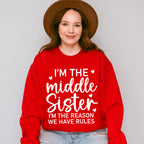 I'm The Reason We Have Rules - Sister Unisex Crewneck T-Shirt Sweatshirt Hoodie