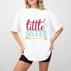 Little Sister Colorful Design - Sister Unisex Crewneck T-Shirt Sweatshirt Hoodie