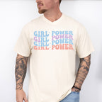 Girl Power Design - Kids Unisex Crewneck T-Shirt Sweatshirt Hoodie