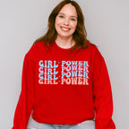 Girl Power Design - Kids Unisex Crewneck T-Shirt Sweatshirt Hoodie