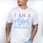 I Am A Girl - Kids Unisex Crewneck T-Shirt Sweatshirt Hoodie