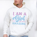 I Am A Girl - Kids Unisex Crewneck T-Shirt Sweatshirt Hoodie