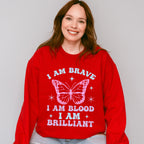 I Am Brave - Kids Unisex Crewneck T-Shirt Sweatshirt Hoodie